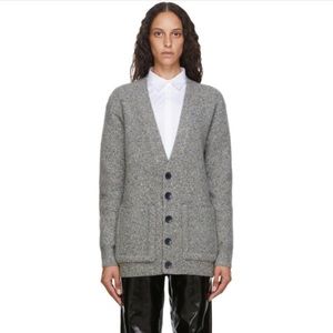 Tibi Grey Eco Tweedy Oversized Cardigan - Size Small.  Only worn a few times.